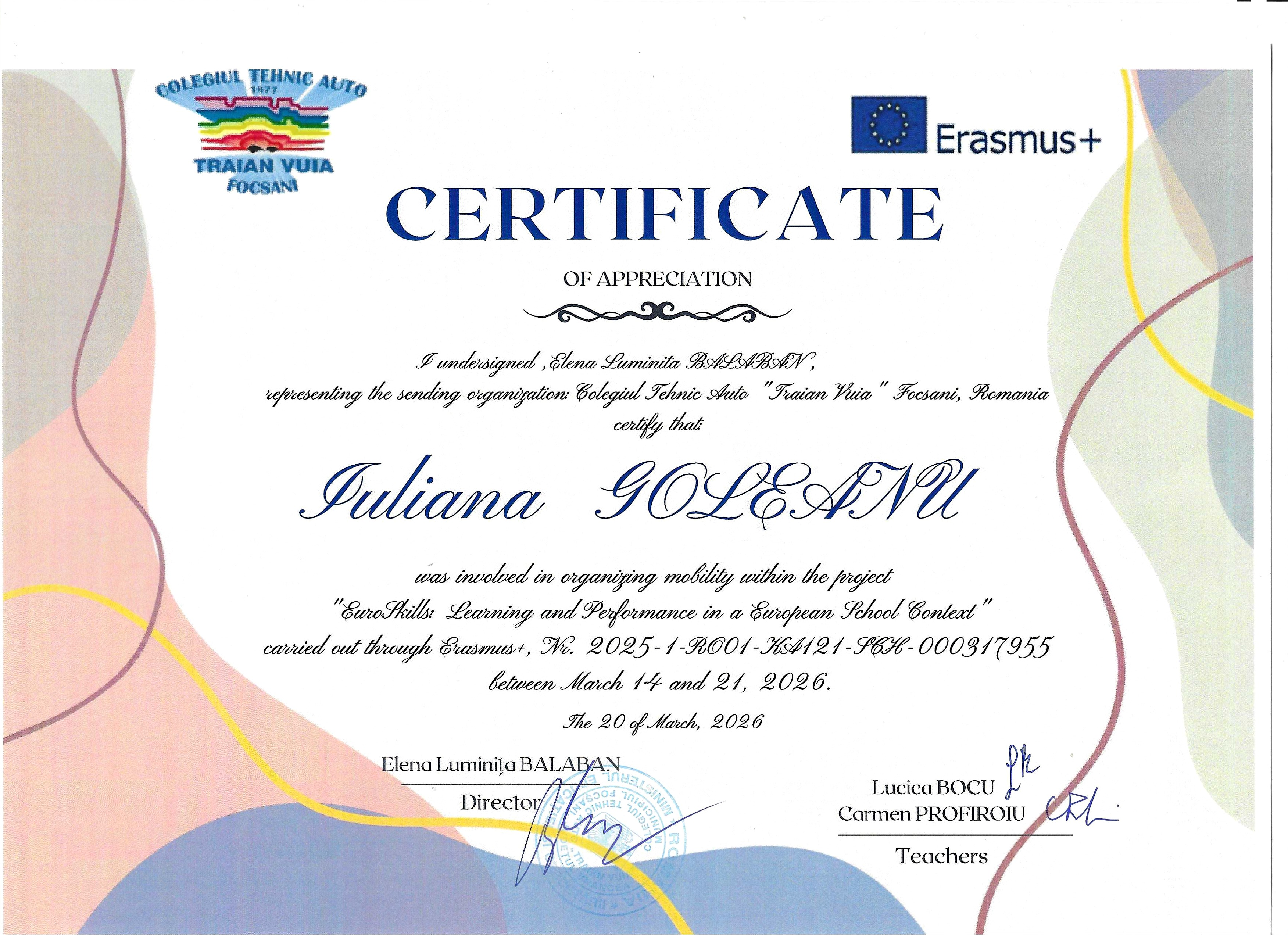 Director Elena Luminița BALABAN